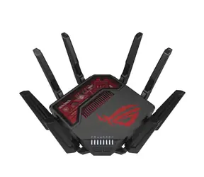 ASUS ROG RaptureGT-BE19000 černá / Router / 2.4GHz 1376 Mbps / 5GHz 5760Mbps / 6GHz 11520Mbps / 2x WAN + 4x LAN