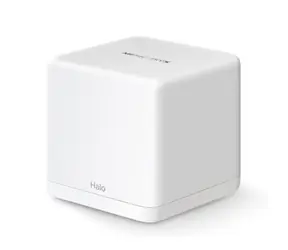 Mercusys Halo H60X 1ks bílá / WiFi systém MESH AX1500 / Dual-Band / 1201 Mbps + 300 Mbps / 2x RJ45