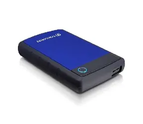 Transcend StoreJet 25H3 1TB externí HDD / 5400ot. / 2.5" / USB 3.0 / nárazuvzdorný / modrá