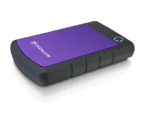 Transcend StoreJet 25H3P 2TB / 5400ot. / 2.5" / USB 3.0 / Nárazuvzdorný / Fialový / Externí