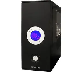 AeroCool CoolView Case BK / PC skříň / Bez zdroje / černá