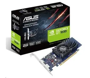 ASUS GT1030-2G-BRK / 1228 MHz / 2GB GDDR5 6GHz / 64-bit / DP + HDMI / Low profile / 30W