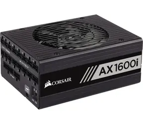 Corsair AX1600i Digital ATX  / 80PLUS Titanium / Plně modulární / 100% japonské kondenzátory / aktivní PFC /  140 mm