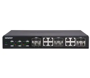QNAP QSW-1208-8C 10GbE switch černá