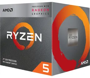 AMD RYZEN 5 3400G @ 3.7GHz / Turbo 4.2GHz / 4C8T / L1 384kB L2 2MB L3 4MB / AM4 / Zen 2 / 65W / Wraith