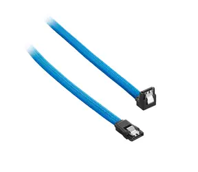 CableMod ModMesh Pravoúhlý SATA 3 Kabel 30cm - světle modrá