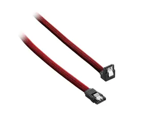 CableMod ModMesh Pravoúhlý SATA 3 Kabel 60cm - tmavě červená