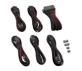 CableMod PRO ModMesh Kabel Extension Kit - černo-tmavě červená