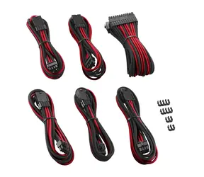CableMod PRO ModMesh Kabel Extension Kit - černo-červená