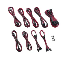 CableMod PRO ModMesh C-Series Kabel Kit pro Corsair AXi & HXi & RM - carbon-červená
