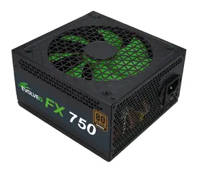 EVOLVEO FX 750 80Plus Bronze / 750W / aktivní PFC / ATX 12V 2.2 / 140mm ventilátor / 80PLUS Bronze / černá