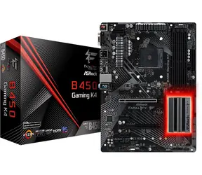 ASRock Fatal1ty B450 GAMING K4 / AMD B450 / DDR4 / SATA III / USB / GLAN / M.2 / sc.AM4 / ATX