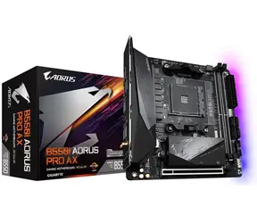 GIGABYTE B550I AORUS PRO AX / AMD B550 / DDR4 / SATA III RAID / USB / GLAN / M.2 / Wi-Fi / sc.AM4 / mITX