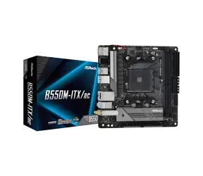 ASRock B550M-ITX ac / AMD B550 / DDR4 / SATA III RAID / USB / GLAN / M.2 / sc.AM4 / Wi-Fi / Mini-ITX