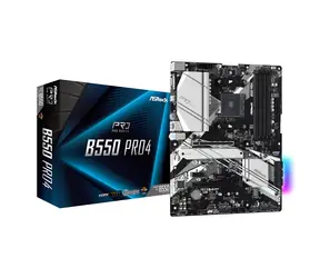 ASRock B550 Pro4 / AMD B550 / DDR4 / SATA III RAID / USB / GLAN / M.2 / sc.AM4 / ATX