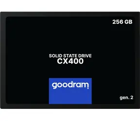 GOODRAM CX400 Gen.2 256GB / 2.5" / SATA III / 3D-NAND TLC / R: 550MBs / W: 480MBs / MTBF: 2mil