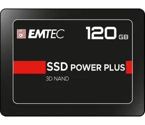 EMTEC Power Plus X150 120GB / 2.5" / SATA III / 3D TLC / R:520MBps / W:500MBps / IOPS: 70K&80K / MTBF 2mh / 3y