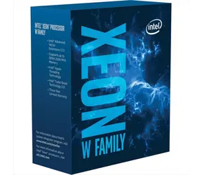 Intel Xeon W-2223 @ 3.6GHz / TB 3.9GHz / 4C8T / 8.25MB / 2066 / Cascade Lake / 120W