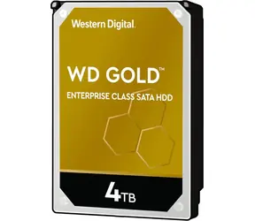 WD Gold 4TB / HDD / 3.5" SATA III / 7 200 rpm / 256MB cache / 5y / pro servery