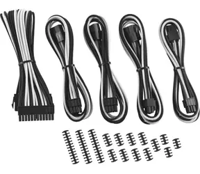 CableMod Classic ModMesh Kabel Extension Kit 8+6 pin PCIe - černo-bílá