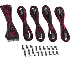 CableMod Classic ModMesh Kabel Extension Kit 8+8 pin PCIe - černo-červená