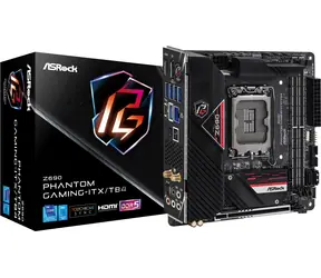 ASRock Z690 Phantom Gaming-ITX TB4 / Z690 / LGA 1700 / 2x DDR5 / PCIEx16 / 1x 2.5GLAN / mini-ITX
