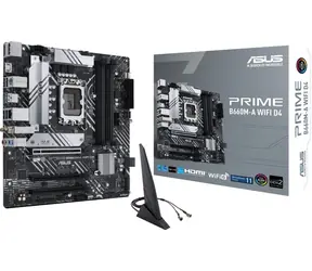 ASUS PRIME B660M-A WIFI D4 / B660 / LGA 1700 / 4x DDR4 / PCIEx16 / 1x GLAN / micro-ATX