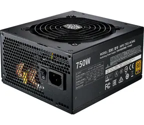 Cooler Master MWE GOLD 750 V2 / 80PLUS GOLD / Plně modulární / 120mm