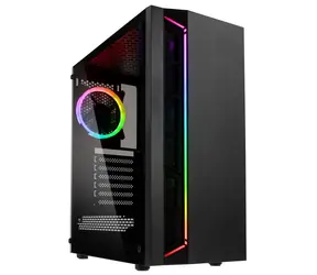 Kolink Inspire K7 ARGB černá / ATX / 1xUSB 3.0 + 2xUSB 2.0 / 1x120 mm / bez zdroje / průhledná bočnice / tvrzené sklo