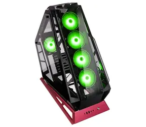 Kolink Big Chungus UNIT ARGB černá / E-ATX / 1xUSB-C + 1xUSB 3 + 1xUSB 2 / 1x 120 mm / bez zdroje / průhledná bočnice