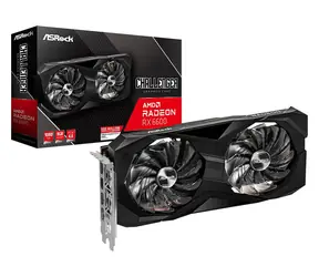 ASRock Radeon RX 6600 Challenger D / 1626 MHz / 8GB GDDR6 / 128-bit / 1xHDMI + 3x DP / (8)