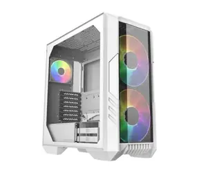 Cooler Master HAF 500 ARGB bílá / E-ATX / 2x USB 3.0 + 1x USB-C / průhledná bočnice