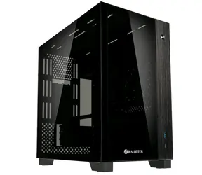 RAIJINTEK Paean mini černá / Mini-ITX / 1xUSB 3.0 + 1xUSB-C / bez zdroje / průhledná bočnice