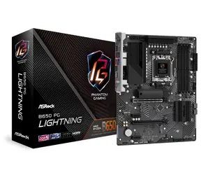 ASRock B650 PG LIGHTNING / AMD B650 / DDR5 / SATA III RAID / USB / GLAN / M.2 / sc.AM5 / ATX