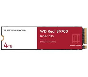 WD RED SN700 4TB / M.2 2280 / NVMe PCI-E 3.0 x4 / RW: 3400 & 3100 MBps / MTTF: 1.75 / 5y