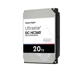 WD Ultrastar DC HC560 SE 20TB / HDD / 3.5" / SAS 12 Gbps / Secure Erase / 7 200 rpm / 512MB cache / 512e / 5y