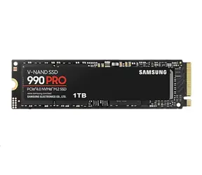 SAMSUNG 990 PRO 1TB / SSD / M.2 NVMe PCI-E 4.0 / TLC / R:7450 MBps / W:6900 MBps / IOPS: 1200K&1550K / MTBF 1.5mh / 5y