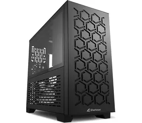 Sharkoon MS-Y1000 černá / ATX / 2x USB 3.0 / 4x 120 mm / Bez zdroje / průhledná bočnice