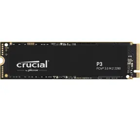 Crucial P3 2TB / M.2 SSD 2280 / PCIe 3.0 / 3D NAND / R:3500MBs / W:3000MBs / 5y