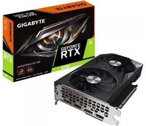 GIGABYTE RTX 3060 WINDFORCE OC / 1792MHz / 12GB GDDR6 / 192-bit / 2x HDMI+2x DP / (8)