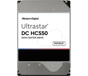 WD Ultrastar HC550 16TB / HDD / 3.5" SAS III / 7 200 RPM / 512MB cache / 5y