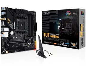 ASUS TUF GAMING B550M-PLUS WIFI II / AMD B550 / DDR4 / SATA III RAID / USB / 2.5GLAN / Wi-Fi / M.2 / sc.AM4 / mATX