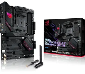 ASUS ROG STRIX B550-F GAMING WI-FI II / AMD B550 / DDR4 / Serial ATA III / USB / 2.5GLAN / M.2 / sc.AM4 / ATX