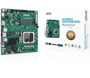ASUS Pro H610T D4-CSM / H610 / LGA 1700 / 2x DDR4 / PCIEx16 / 1x GLAN / mini-ITX