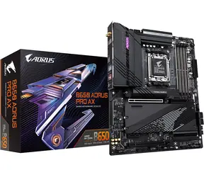 GIGABYTE B650 AORUS PRO AX / AMD B650 / DDR5 / SATA III RAID / USB / GLAN / M.2 / sc.AM5 / Wi-Fi / ATX