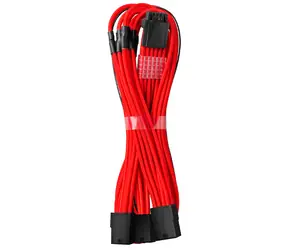 CableMod PRO ModMesh 8-Pin PCIe Trojtý prodlužovací kabel 45 cm - červená