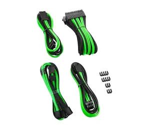 CableMod PRO ModMesh prodlužovací set černo-zelená