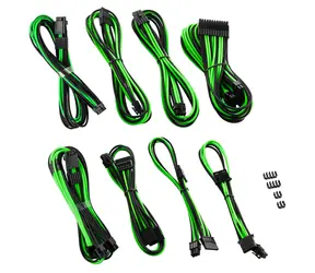 CableMod PRO ModMesh RT-Series Cable set pro ASUS and Seasonic černo-zelená