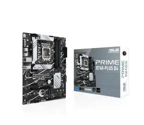 ASUS PRIME B760-PLUS D4 / B760 / LGA 1700 / 4x DDR4 / PCIEx16 / 1x GLAN / ATX