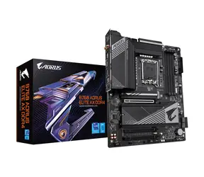 GIGABYTE B760 AORUS ELITE AX DDR4 / B760 / LGA 1700 / 4x DDR4 / PCIEx16 / 1x 2.5GLAN / Wi-Fi / ATX